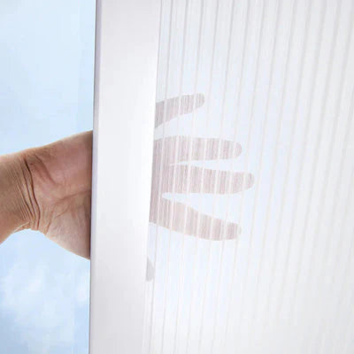 Manuele screen zonwering · lichtkoepel