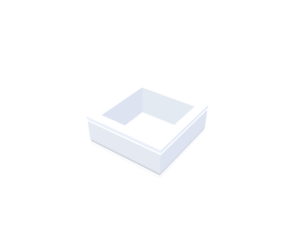 pvc-opstand 20/00 EPB zonder voet 0400 x 0400 mm + manuele – 3D-weergave pvc-opstand 20/00 EPB zonder voet 0400 x 0400 mm + manuele – 3D-weergave