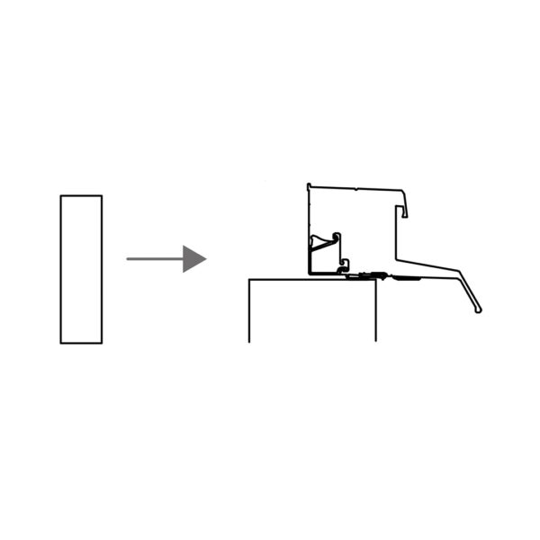 Pvc-renovatiekader