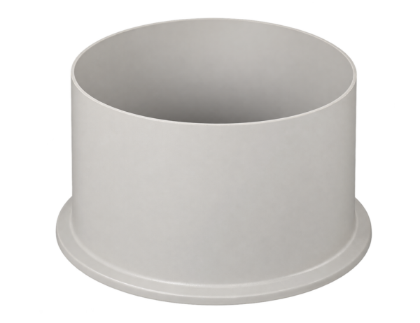 Ronde pvc-dagkantkoker hoogte 10-60 cm