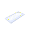 Acrylaat lichtkoepel · vierwandig (4W)