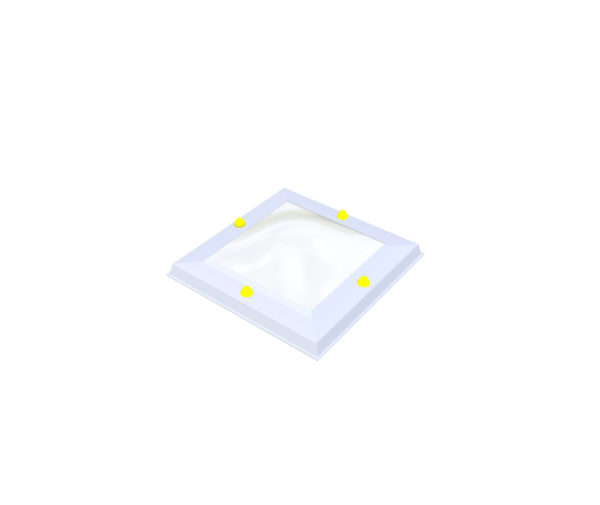 Acrylaat lichtkoepel · vijfwandig (5W)