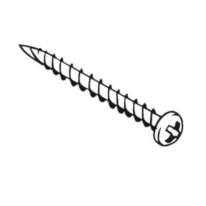 HILO pvc-schroef 40 mm verzinkt