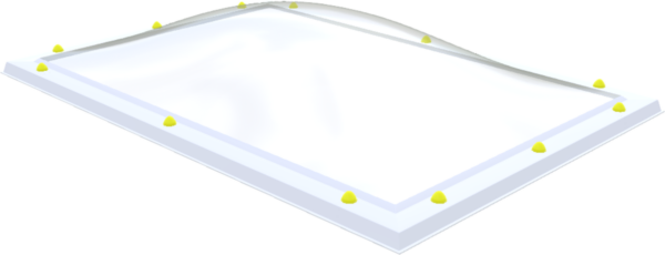 Acrylaat lichtkoepel · driewandig (3W)