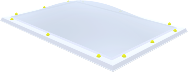 Acrylaat lichtkoepel · driewandig (3W)