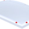 Polycarbonaat lichtkoepel · driewandig (3W)