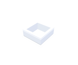 Skylux opengaande pvc-opstand 20/00 met enkele manuele spind – 3D-weergave Skylux opengaande pvc-opstand 20/00 met enkele manuele spind – 3D-weergave