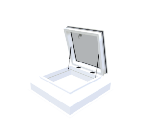 Daktoegangskoepel manueel Pergotop IP32 · opstand pvc 35/30